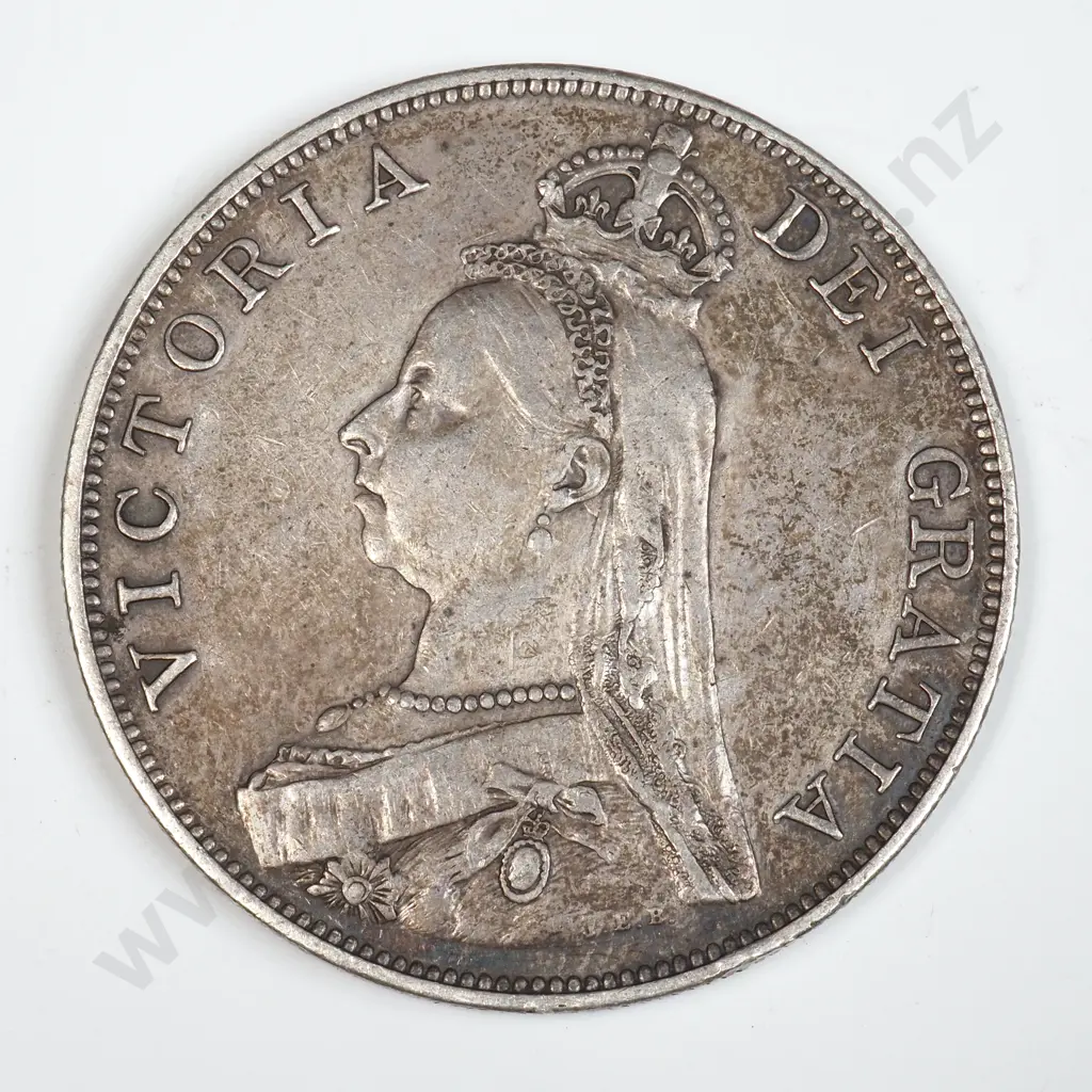 1889 United Kingdom Double Florin Image 1++