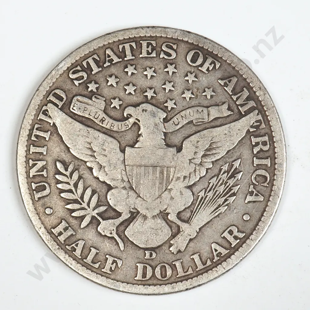 1906 D United states of America Half Dollar  Image 1++