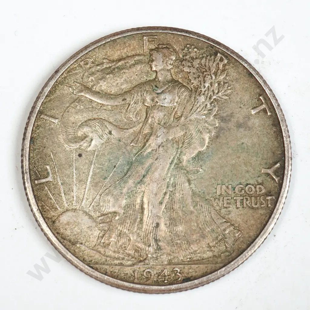 1943 United States of America Half Dollar Image 1++