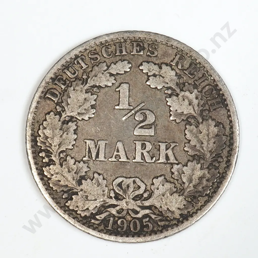 1905 German Half Mark Image 1++