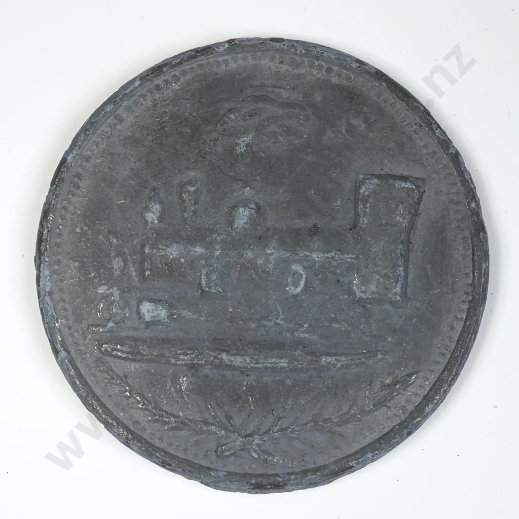 1919 Addington Railway Workshops Peace Token Image 1++
