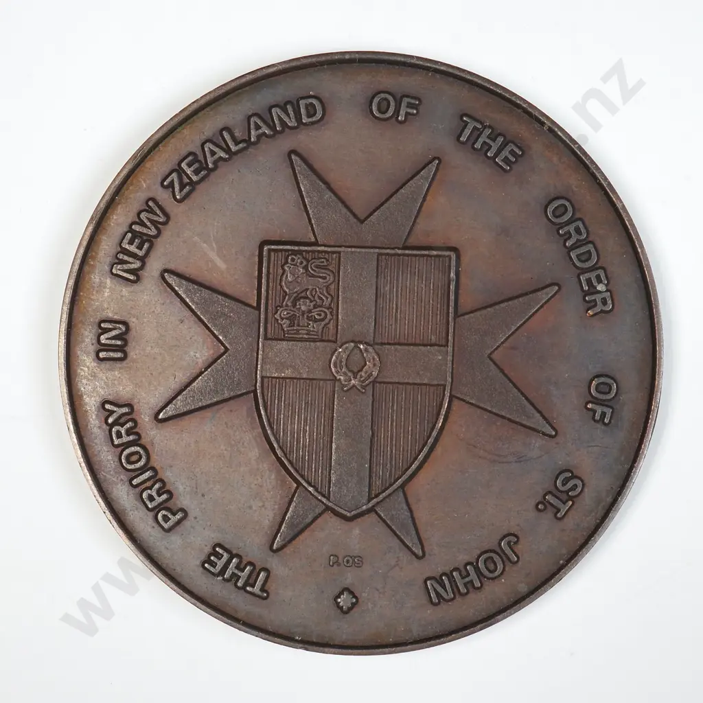 1977 New Zealand Order of St John Golden Jubilee Medal - McMaster 1997/9 Image 1++