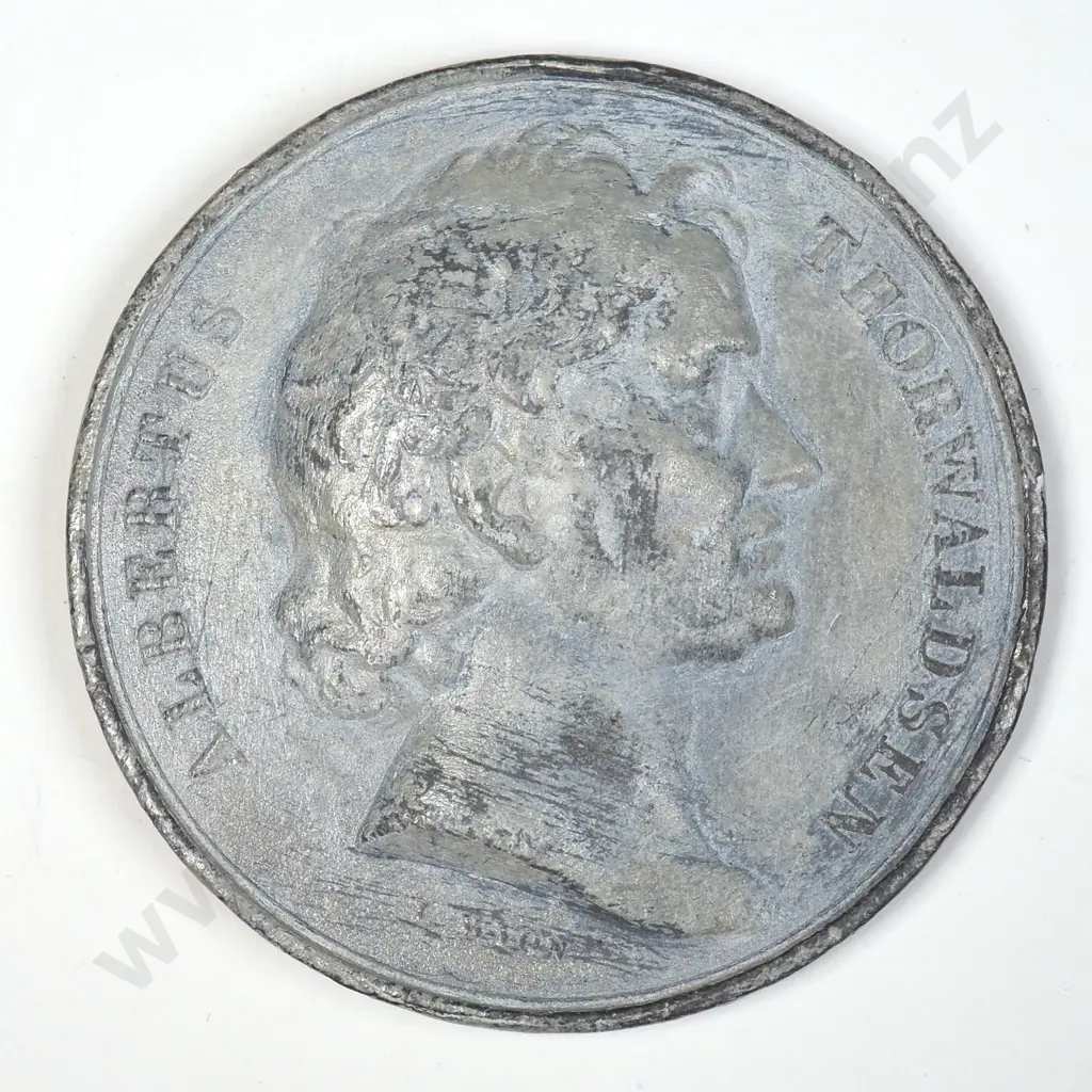 Denmark Albertus Thorwaldsen Uniface Medal Image 1++