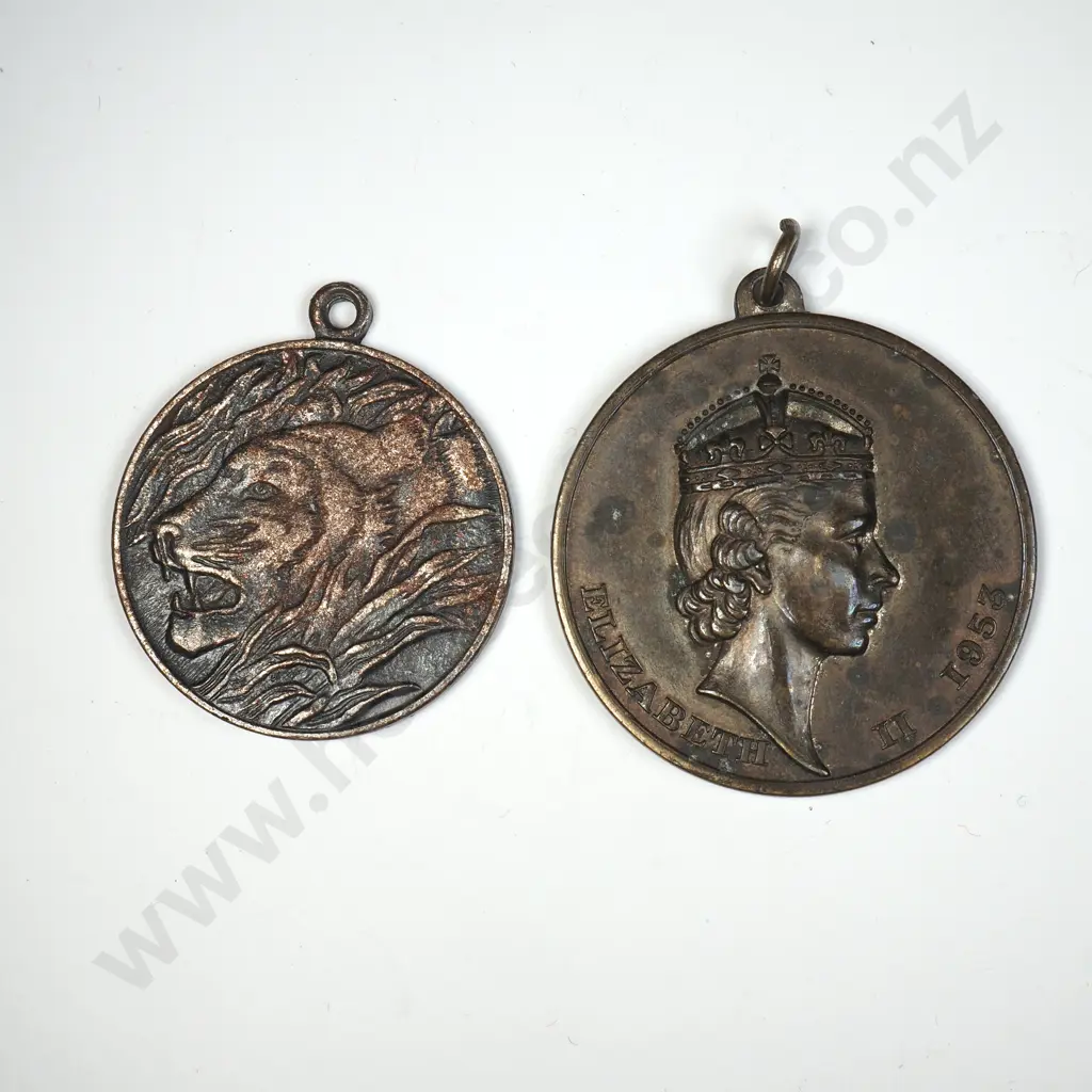 Two Commemorative Medals Image 1++