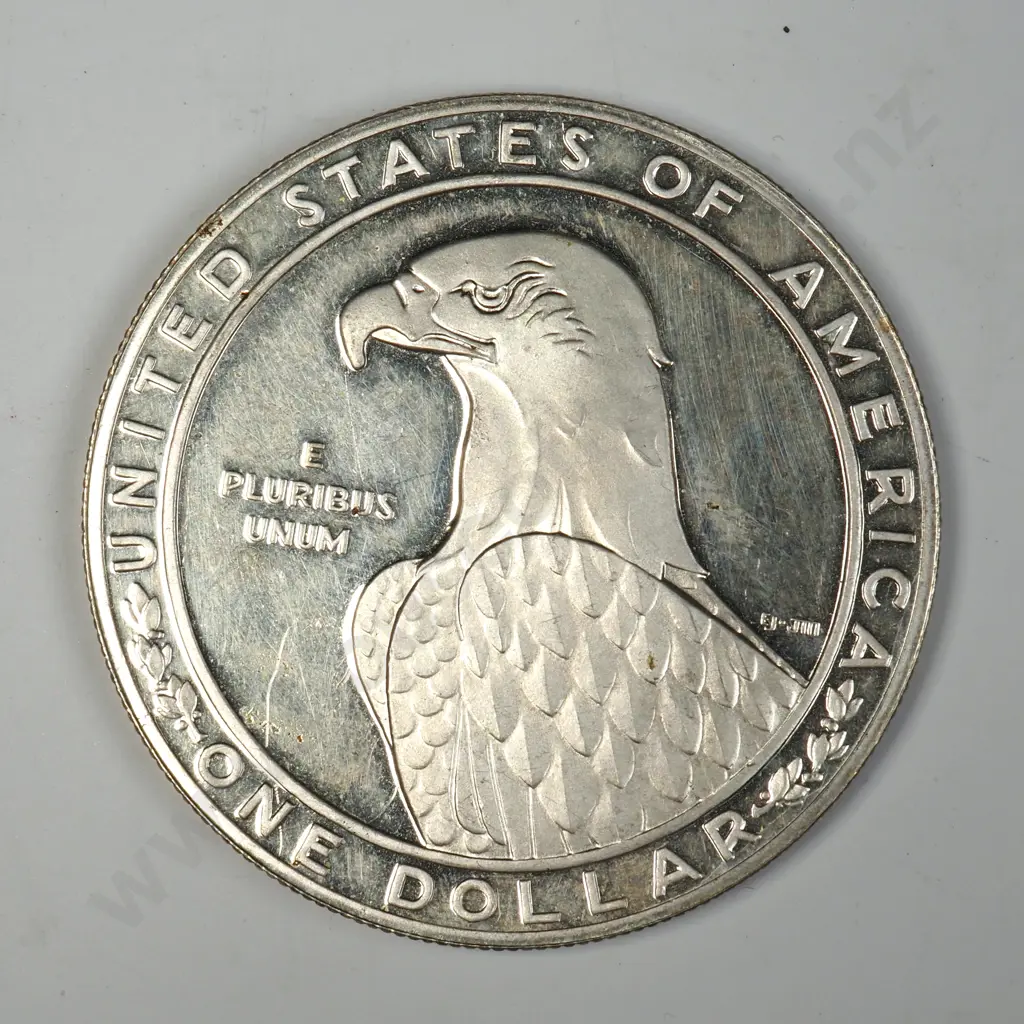 1983 United States of America Los Angelas 90% Silver One Dollar Coin Image 1++