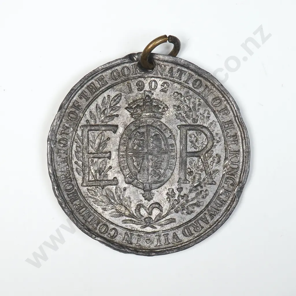 1902 Coronation Medalette  Image 1++