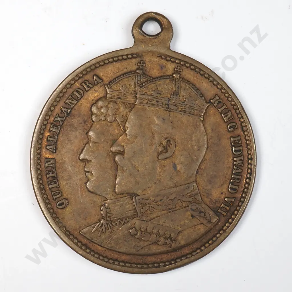 1902 Coronation Medalette  Image 1++