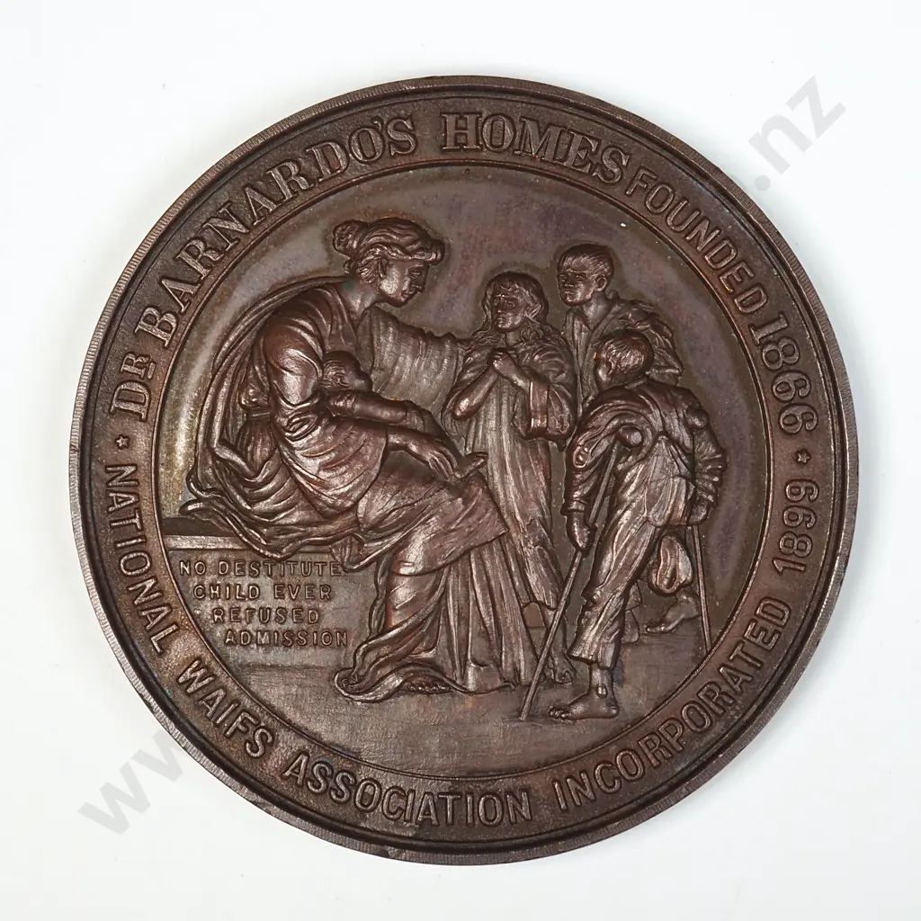 Cased National Waifs Association Incorporated 1899 Medal to Edith Walls "Waif Saturday"  Image 1++