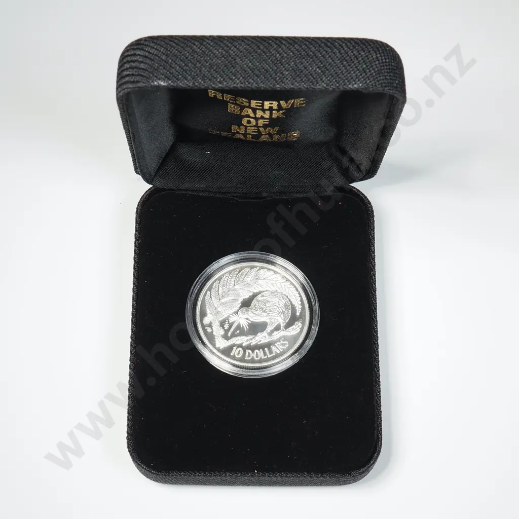 1998 Kiwi Silver Proof Ten Dollar Coin Image 1++