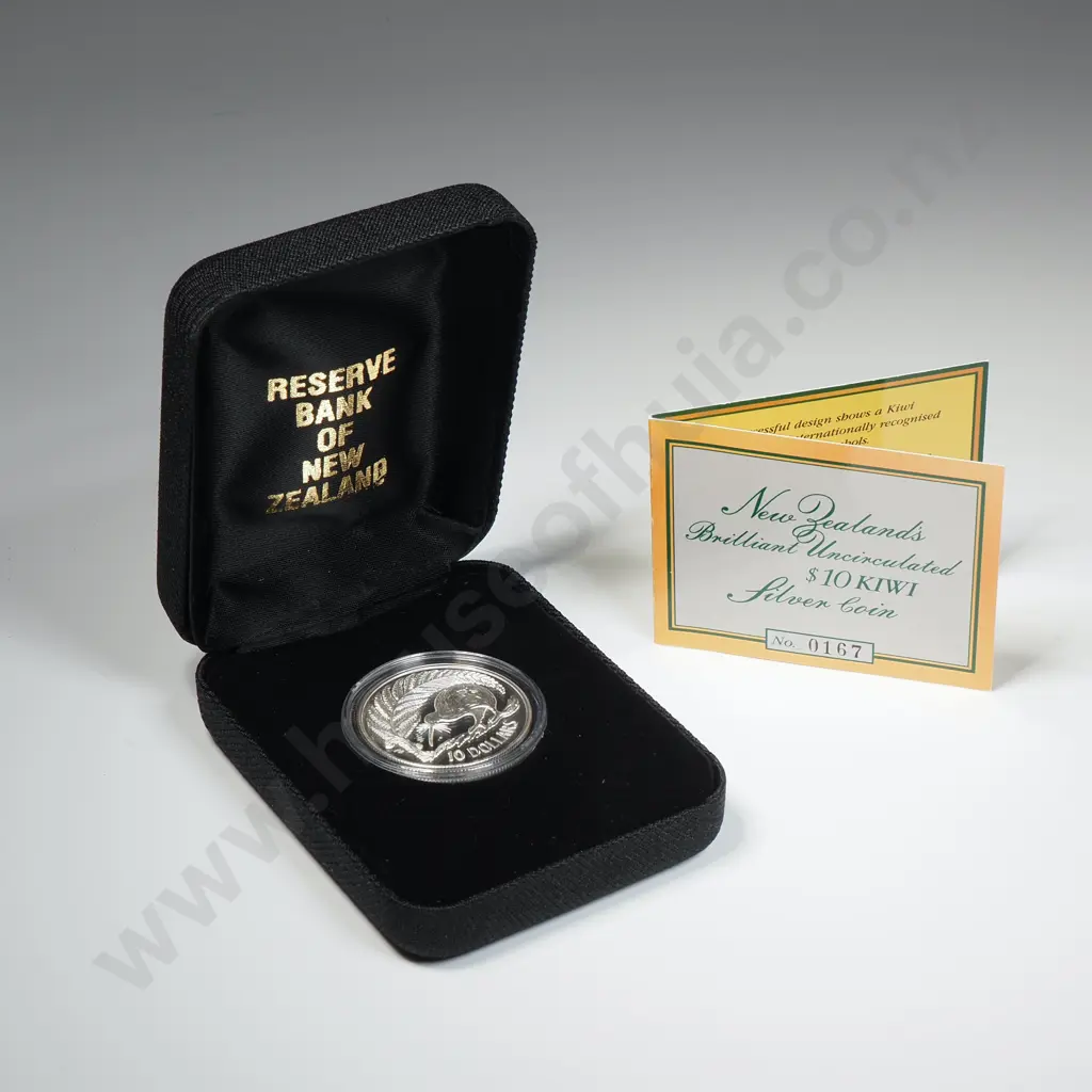 1998 Kiwi Silver Proof Ten Dollar Coin Image 1++