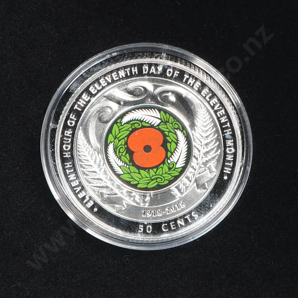 2018 Armistice One Ounce Silver Proof Circulating Coin Image 1++