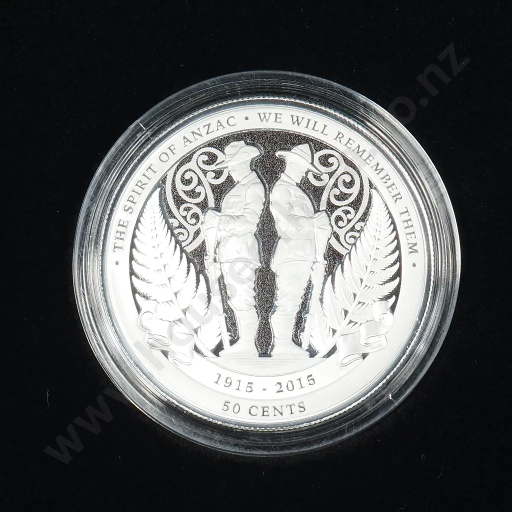 2015 The Spirit of Anzac One Ounce Silver Proof Coin Image 1++