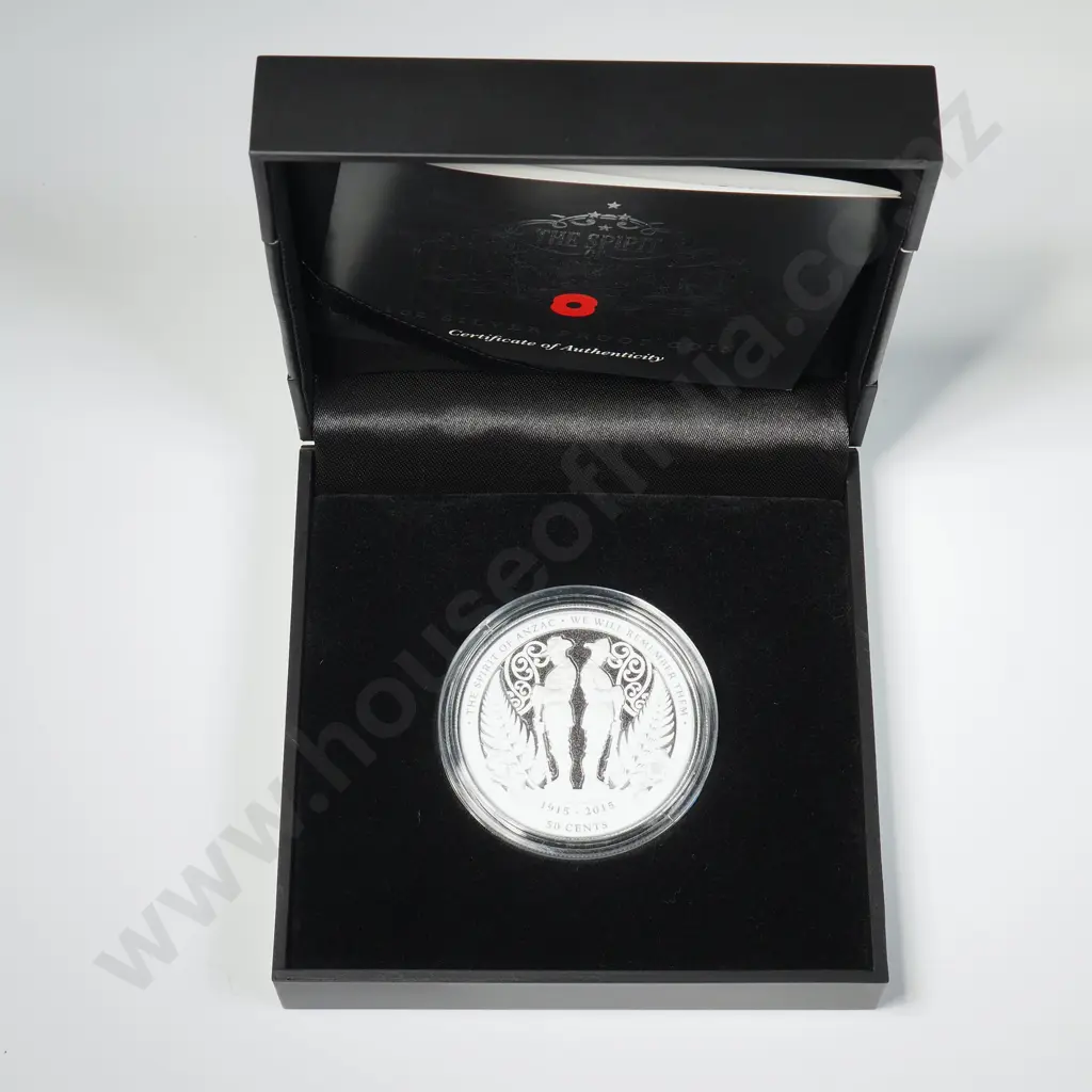 2015 The Spirit of Anzac One Ounce Silver Proof Coin Image 1++