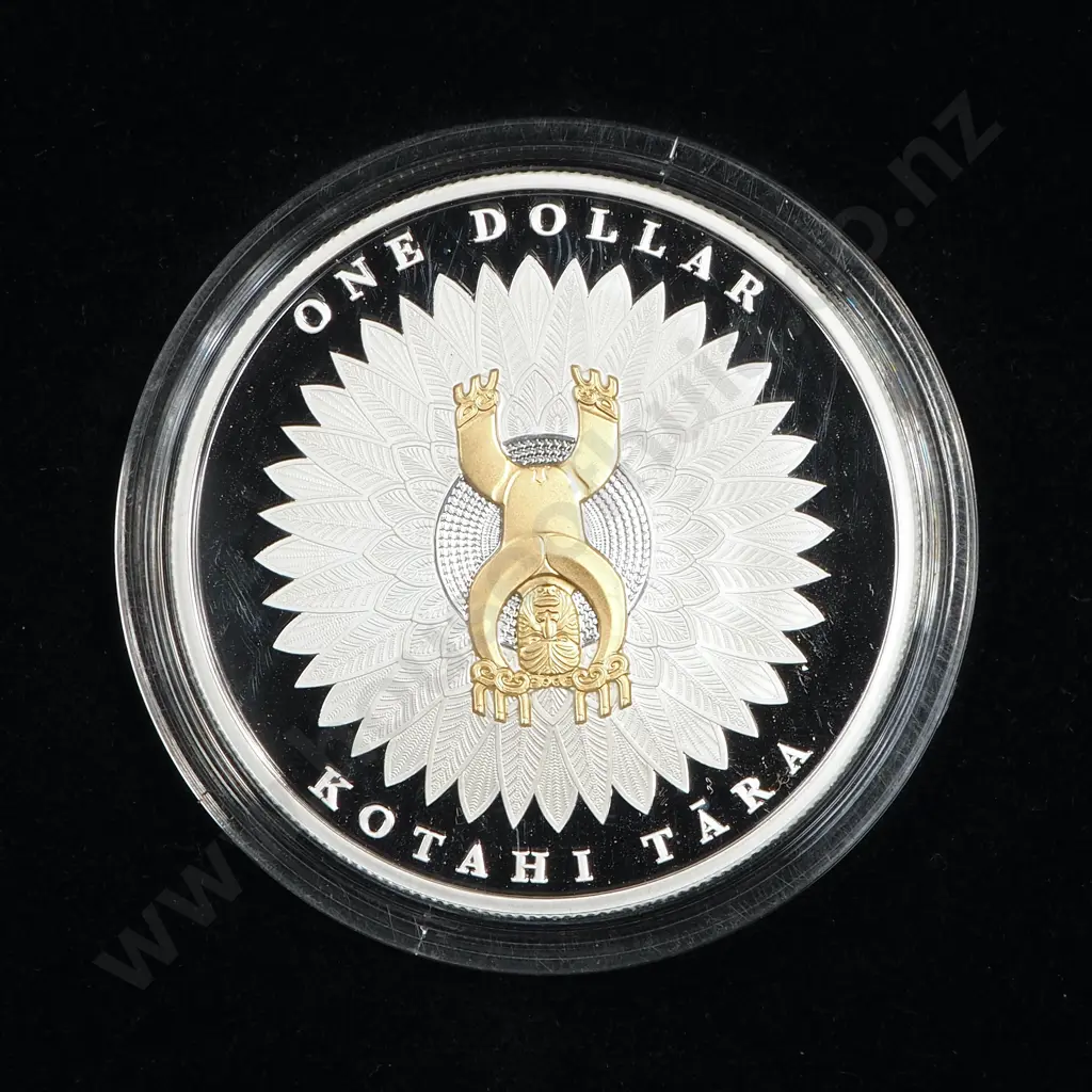 Papatuanuku & Ranginui One Ounce Silver Proof Coin Image 1++