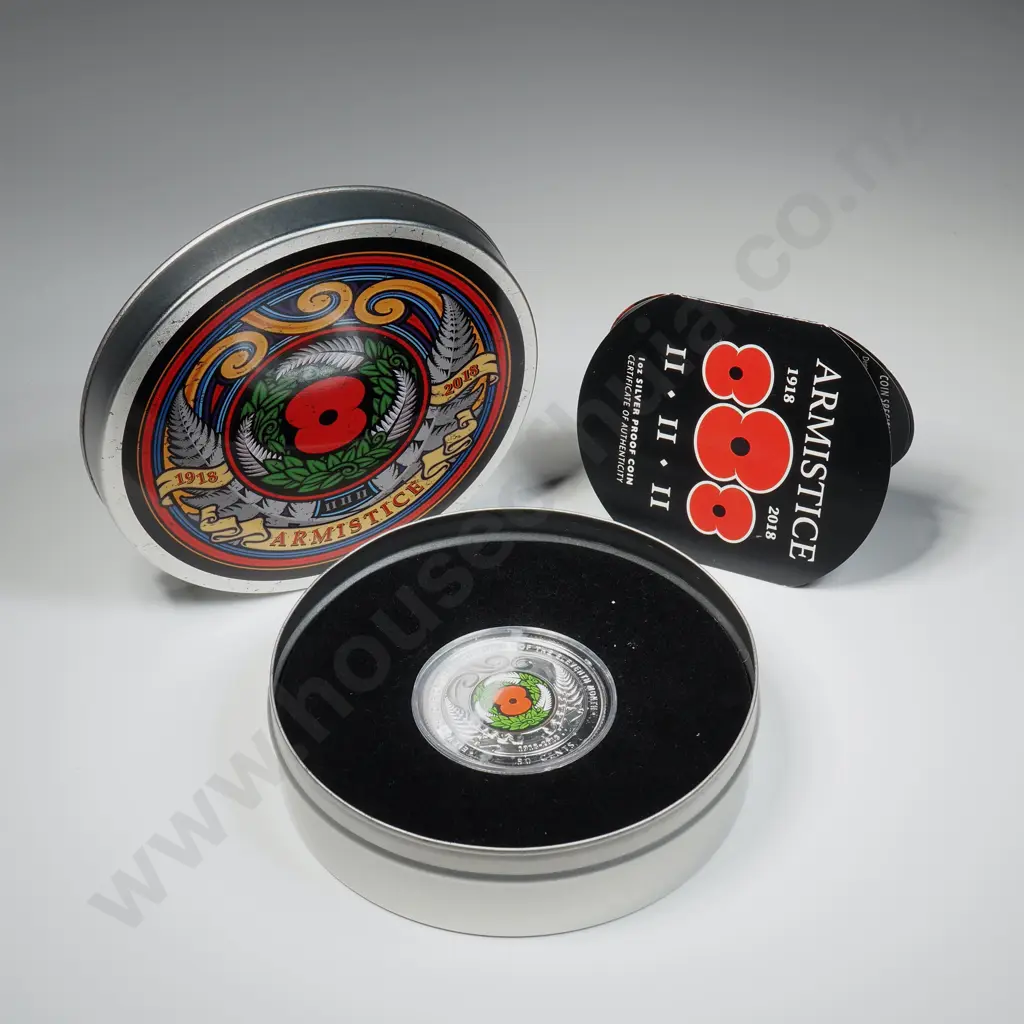 2018 Armistice One Ounce Silver Proof Circulating Coin Image 1++