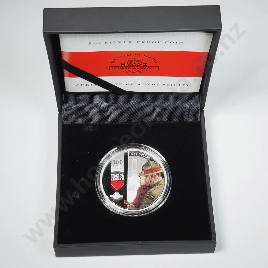 2016 RSA 100 Years of Silver Silver One Ounce Proof Coin Image 1++