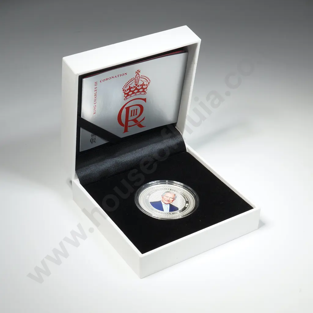 2023 King Charles III Coronation One Ounce Silver Proof Coin Image 1++