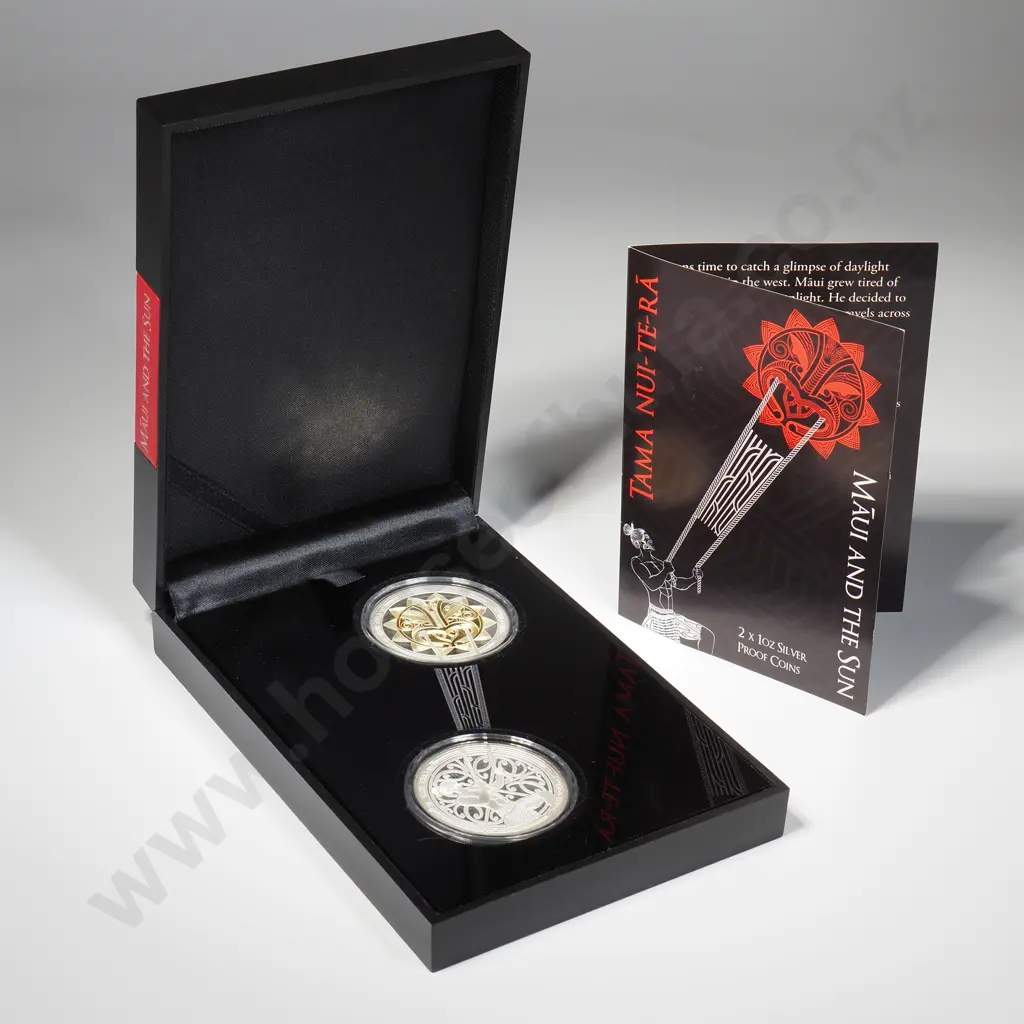 2020 Te Riu-a-Maui - Zealandia Two One Ounce Silver Proof Coin Set Image 1++