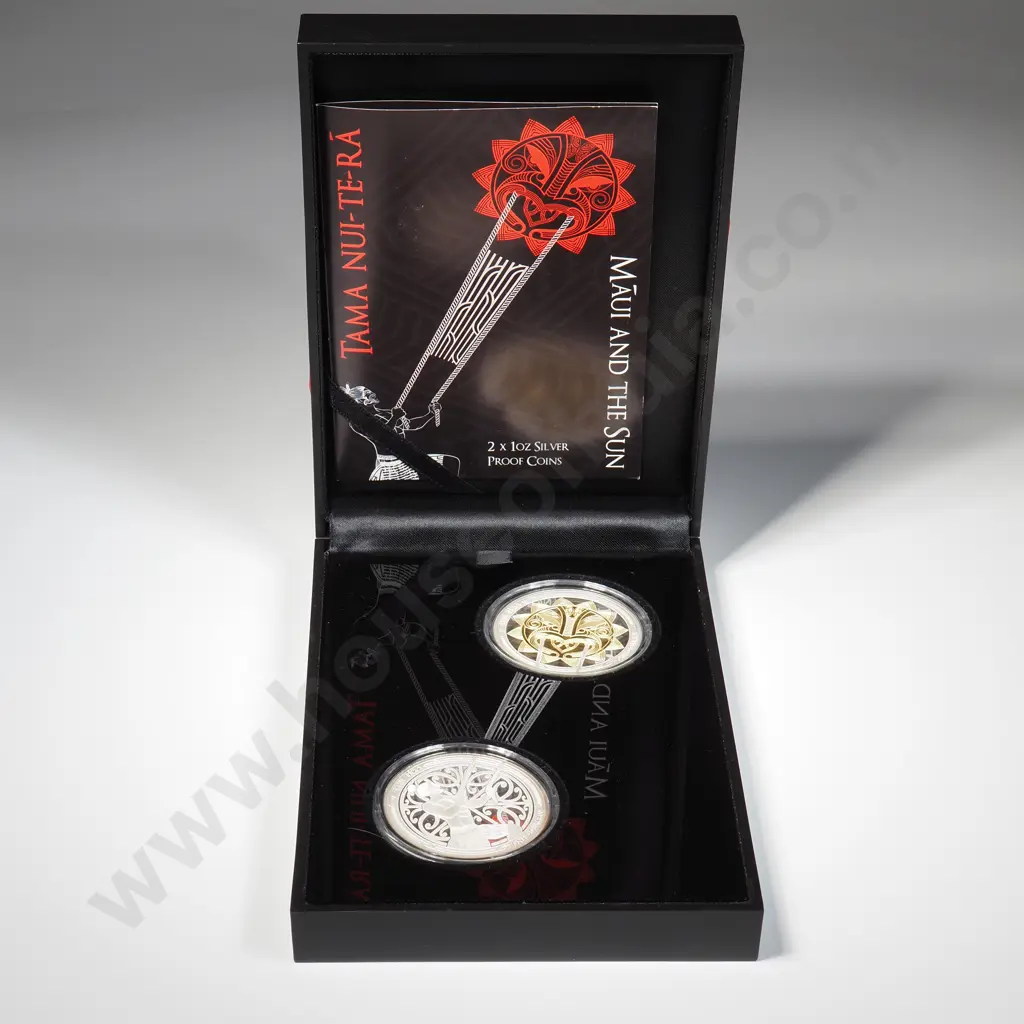 2020 Te Riu-a-Maui - Zealandia Two One Ounce Silver Proof Coin Set Image 1++