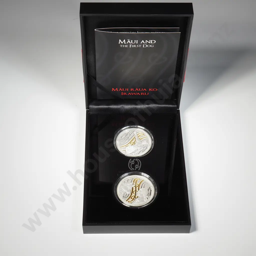 2020 Maui And The Dog Two One Ounce Silver Proof Coin Set Image 1++