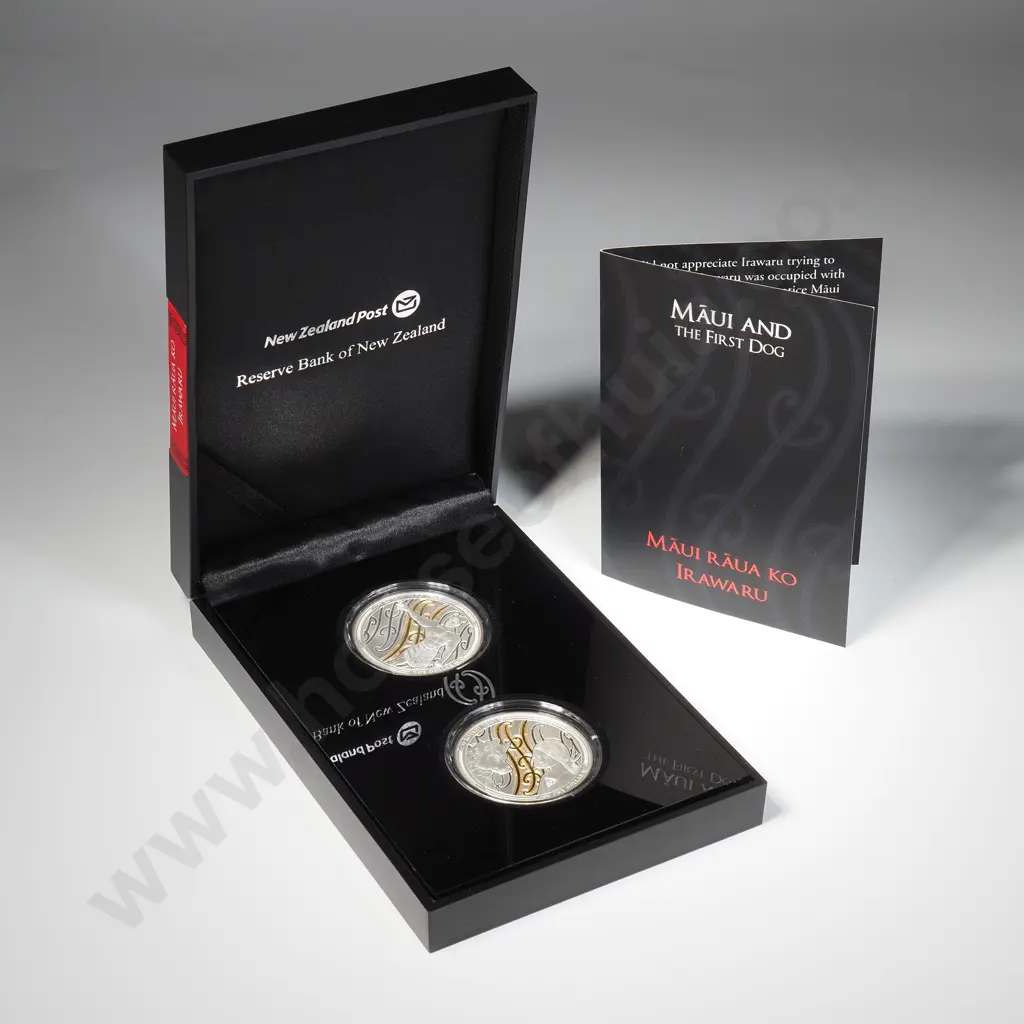 2020 Maui And The Dog Two One Ounce Silver Proof Coin Set Image 1++
