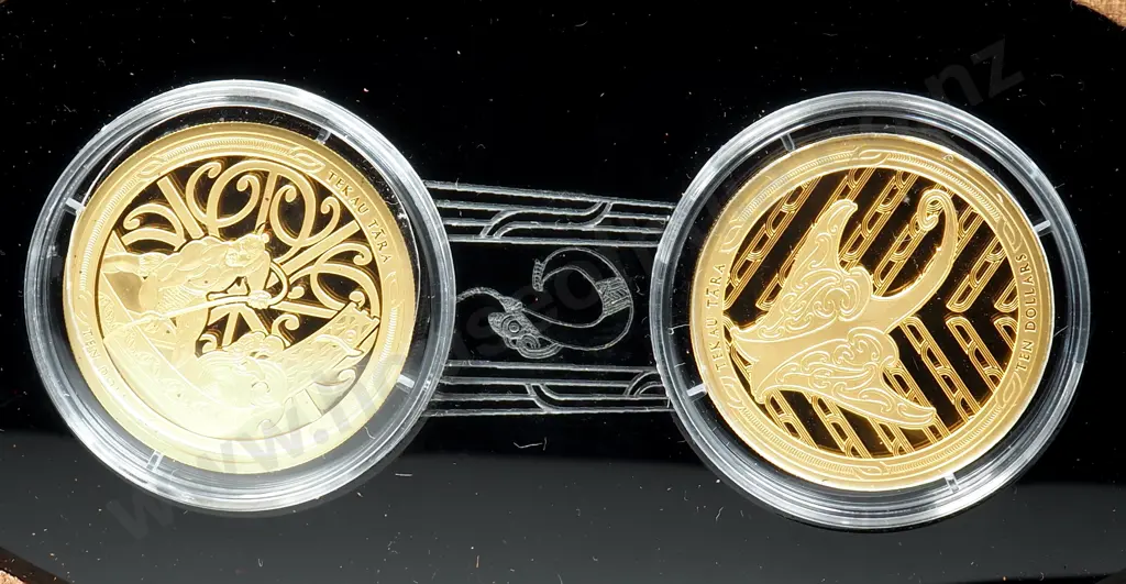 2018 Maui & the Fist Two 1/2 Ounce Gold Coin Proof Set Image 1++