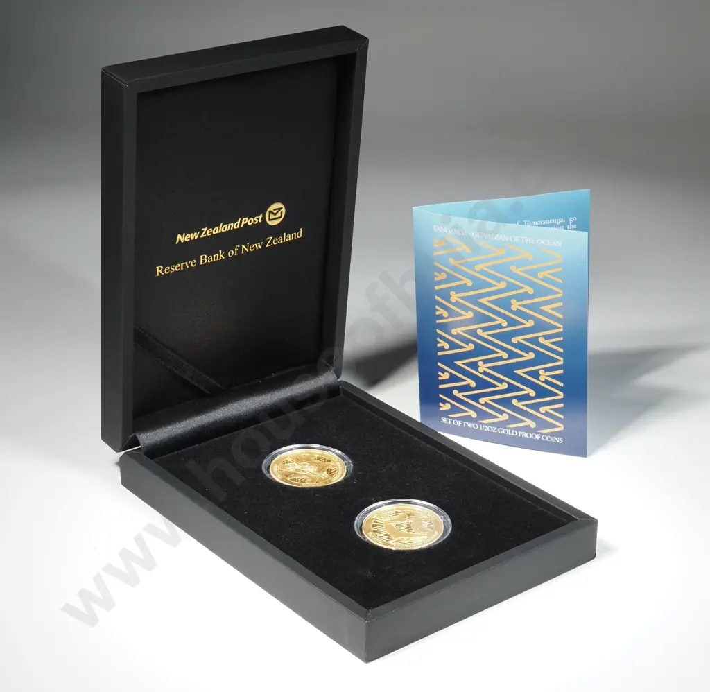 2021 Tangaroa Two 1/2 Ounce Gold Coin Proof Set Image 1++