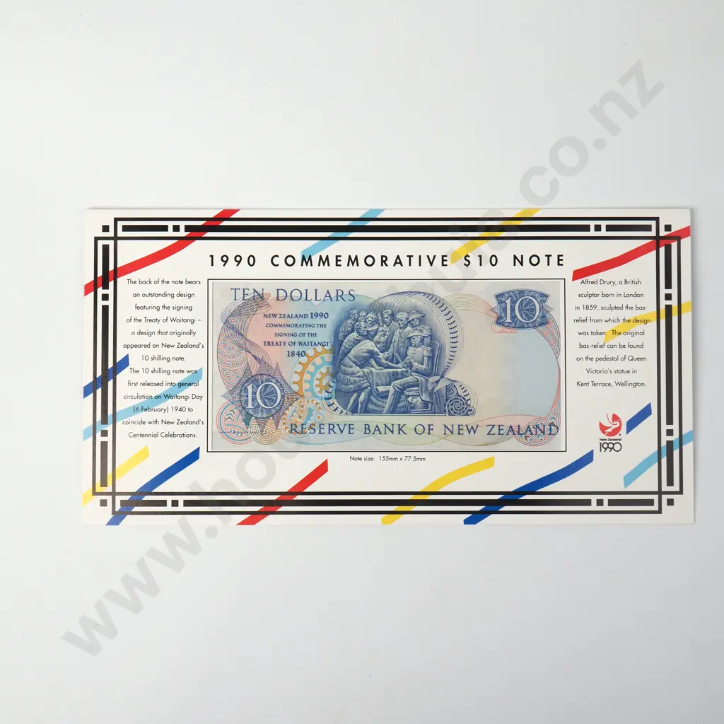 1990 Commemorative Ten Dollar Banknote Set Image 1++