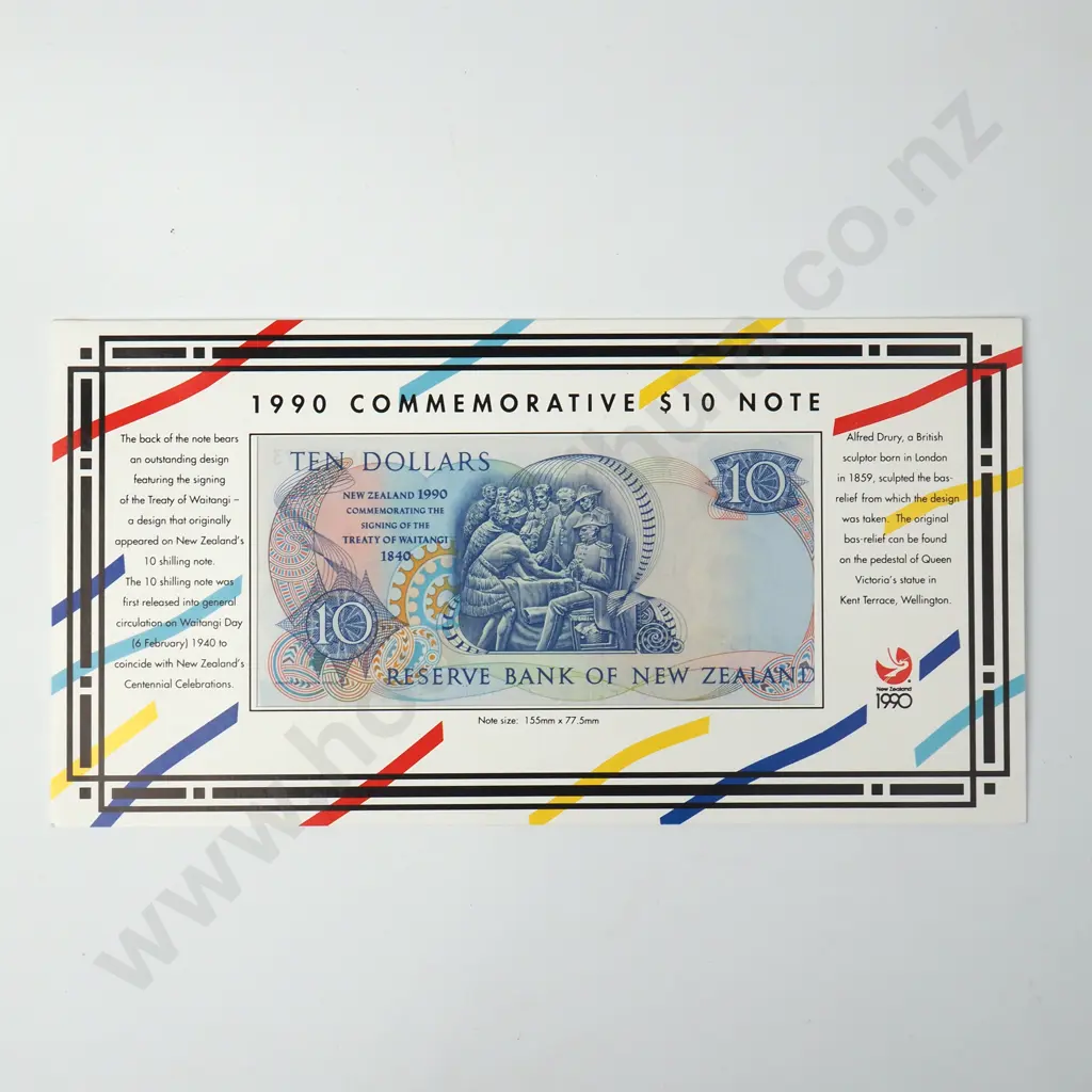 1990 Ten Dollar Brash Banknote Commemorative Set Image 1++