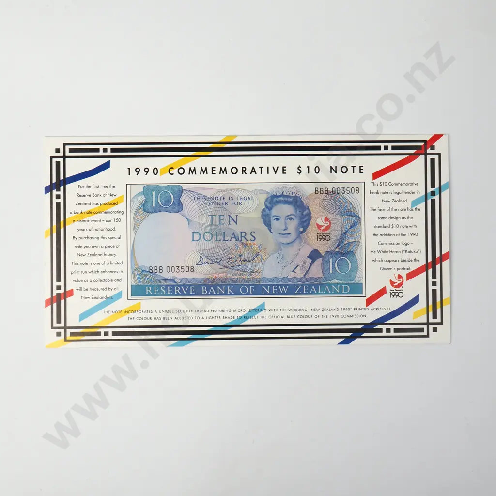 1990 Ten Dollar Brash Banknote Commemorative Set Image 1++