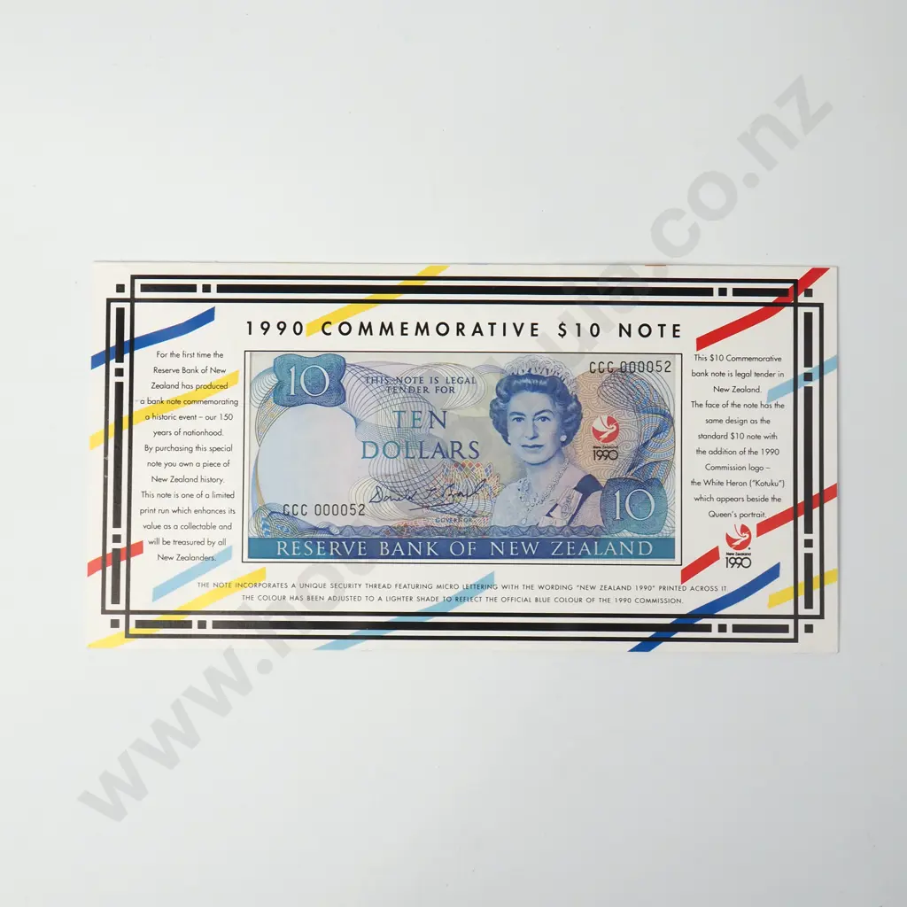1990 Ten Dollar Brash Banknote Commemorative Set Image 1++