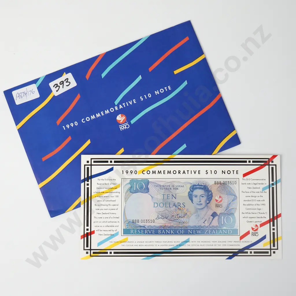 1990 Commemorative $10 Banknote Set Image 1++