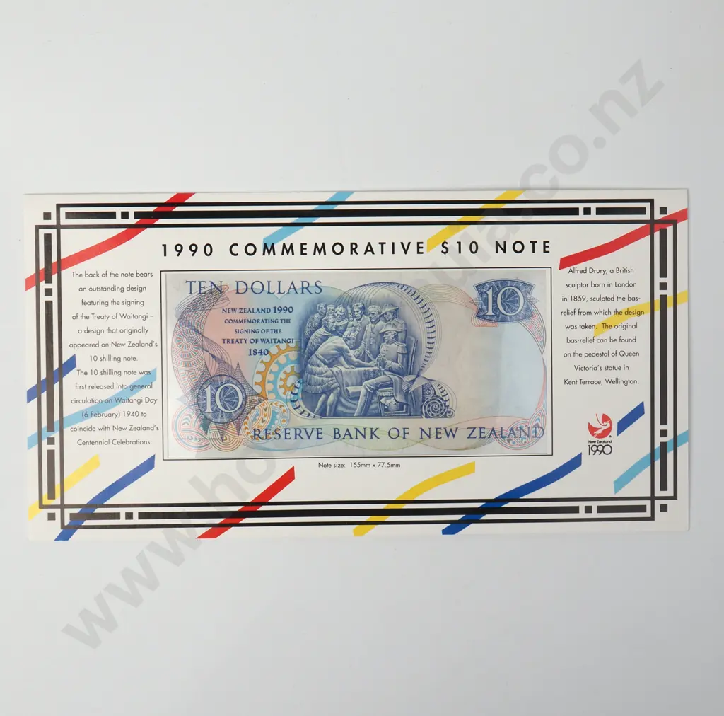1990 Commemorative Ten Dollar Banknote Set Image 1++