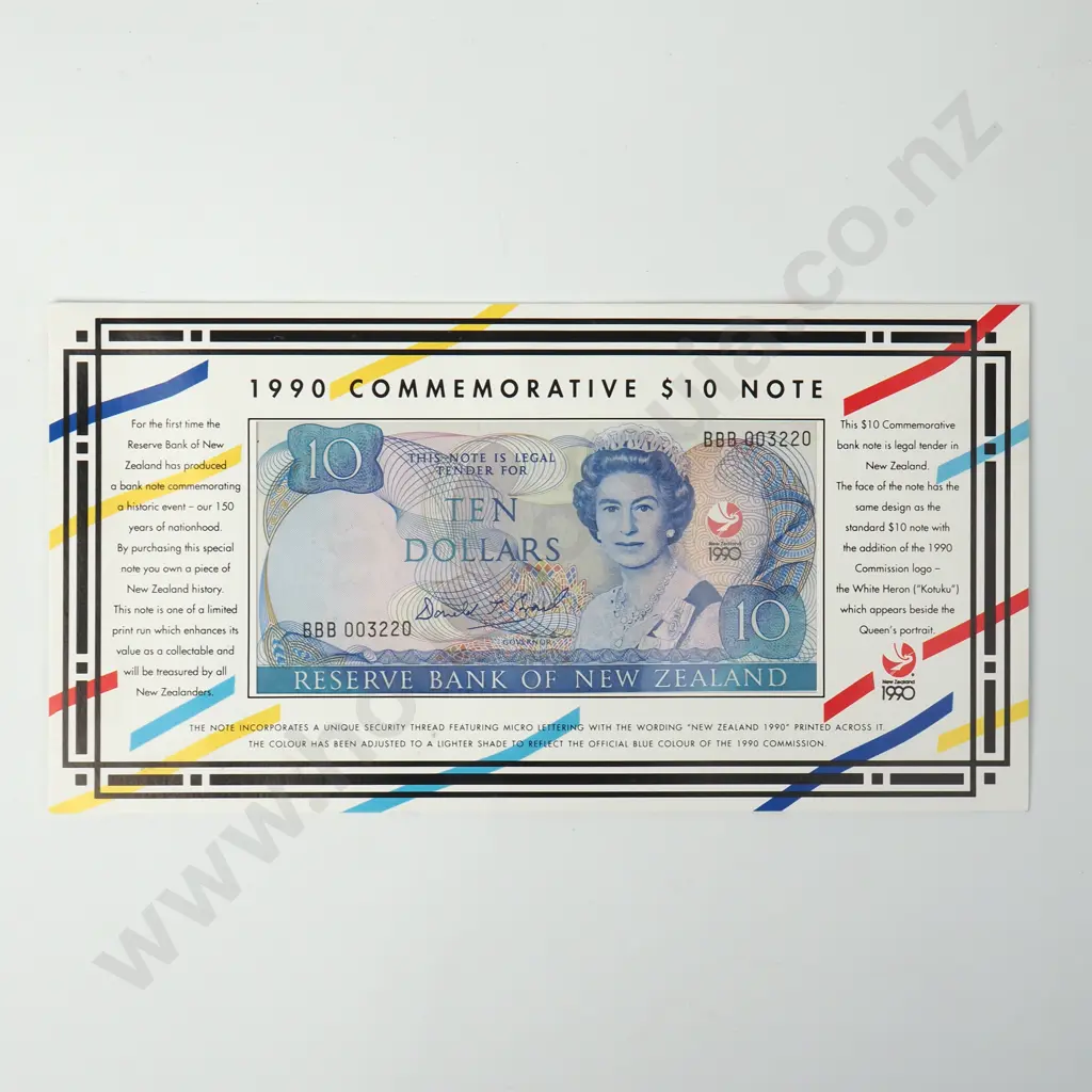 1990 Commemorative Ten Dollar Banknote Set Image 1++