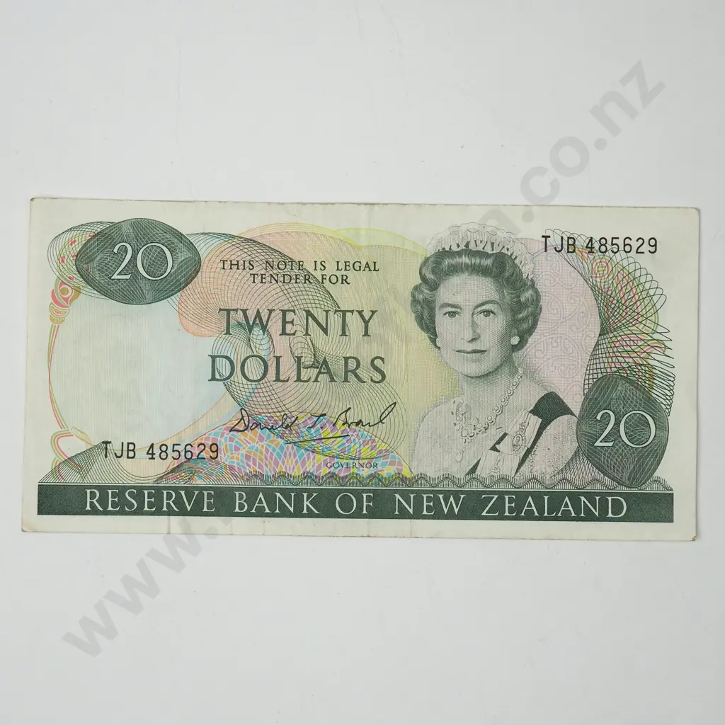 New Zealand Twenty Dollar Brash Banknote Image 1++