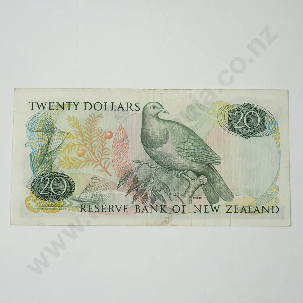 New Zealand Twenty Dollar Brash Banknote Image 1++