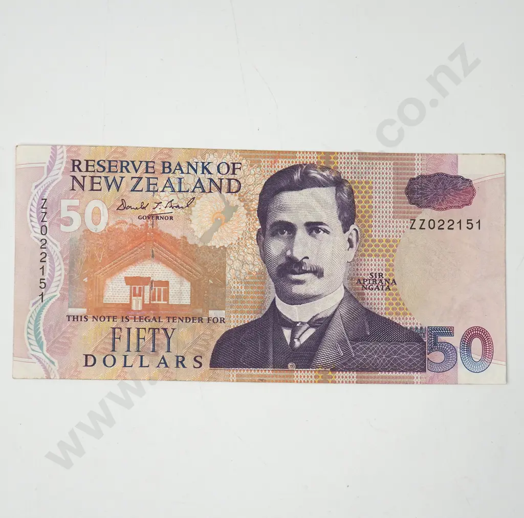 Brash Replacement ZZ Fifty Dollar Banknote Image 1++