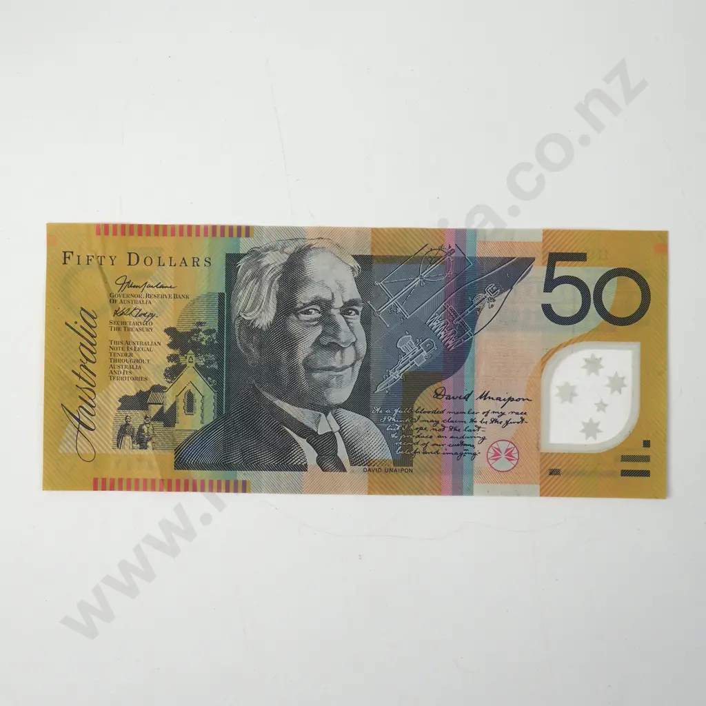 Australian $50 Polymer Banknote  Image 1++