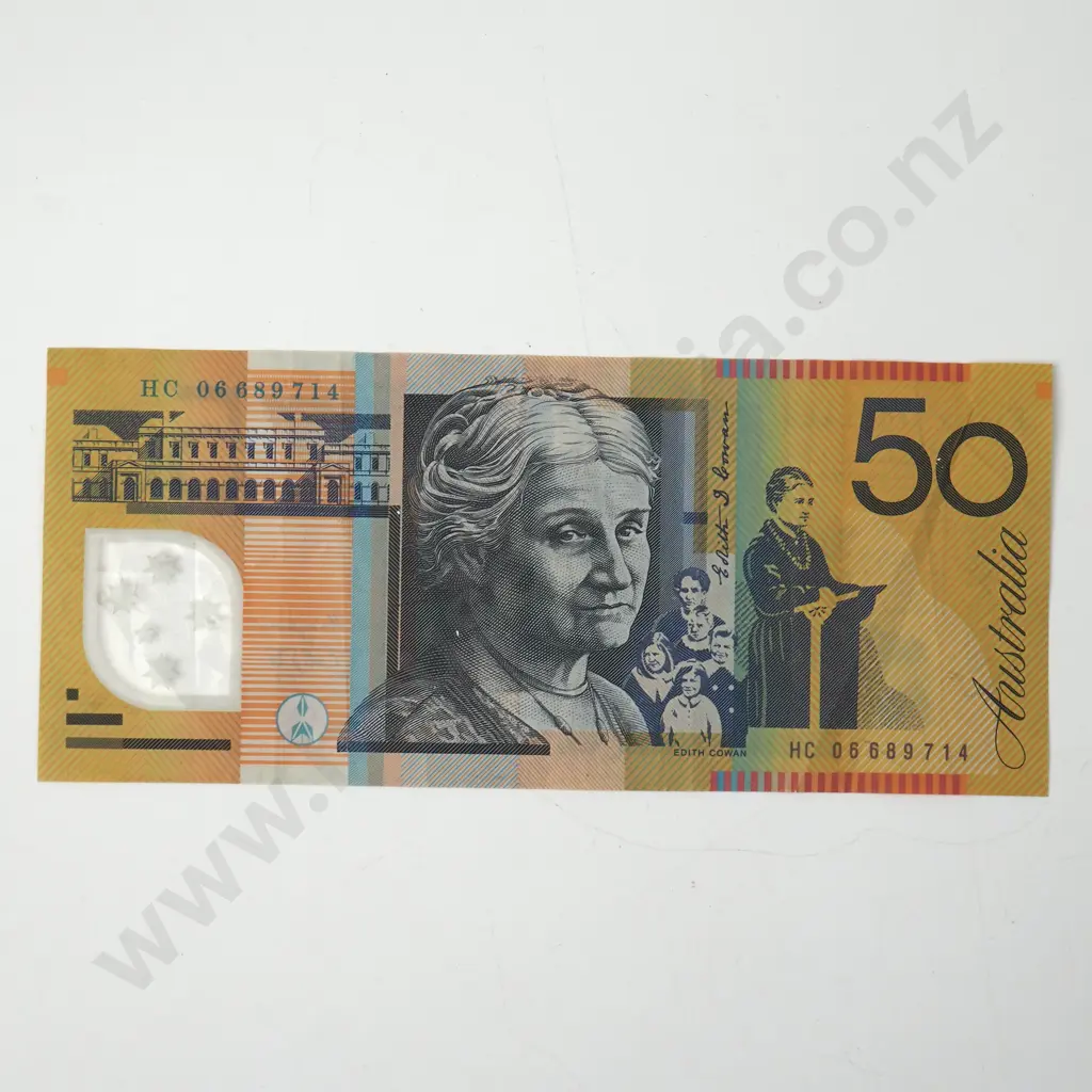 Australian $50 Polymer Banknote  Image 1++