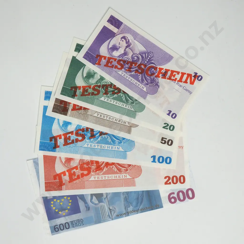 Testchein Banknote Set Image 1++
