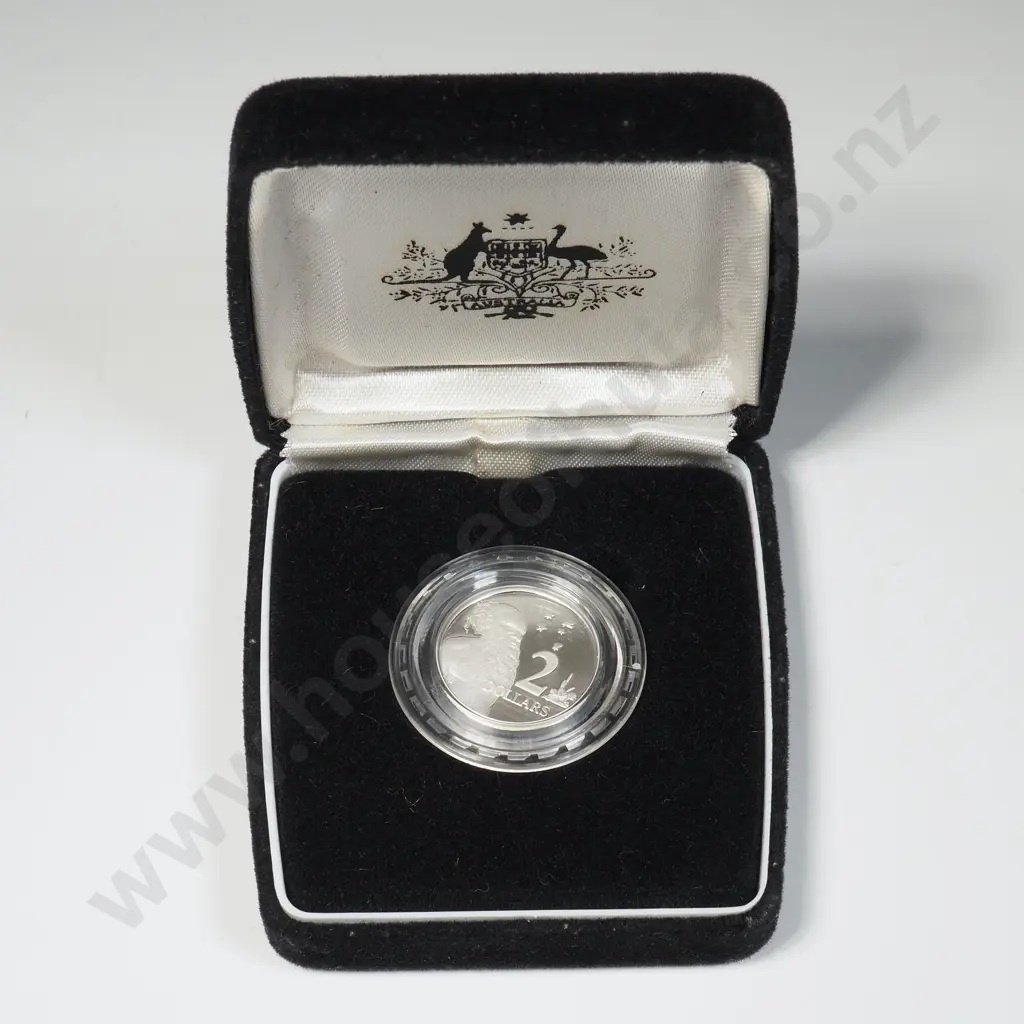 1998 Australia Sterling Silver Proof $2 Coin Image 1++