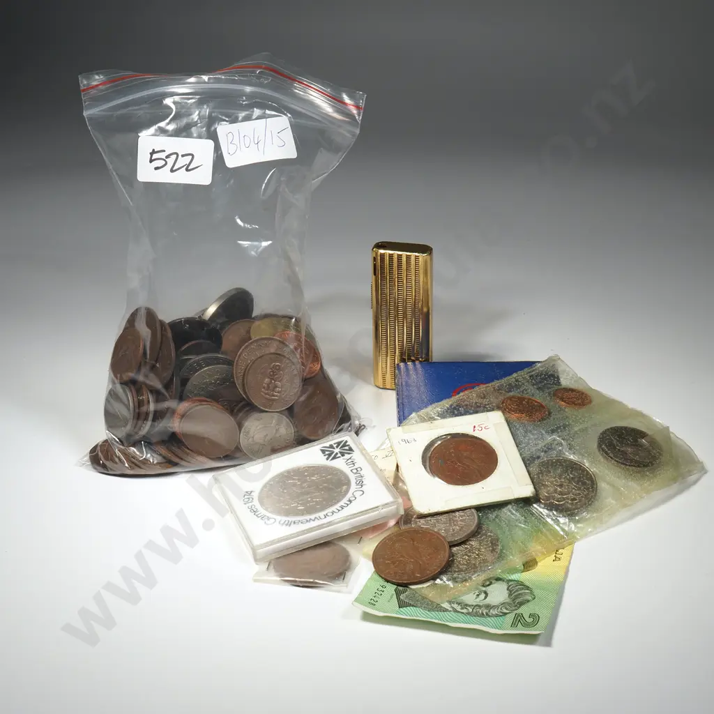 Large Bulk lot of Mainly New Zealand Coinage & Australian Paper Two Dollar Banknote Image 1++