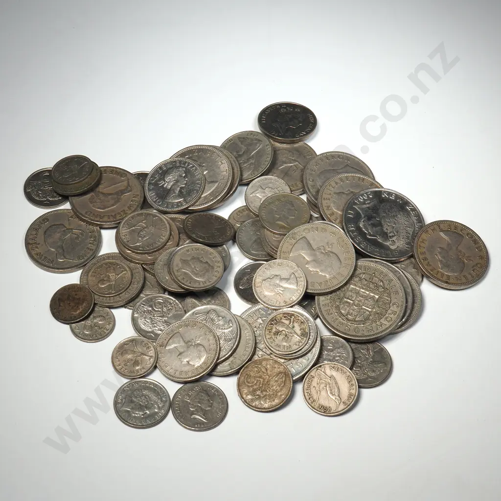 365 Grams of New Zealand Coinage  Image 1++