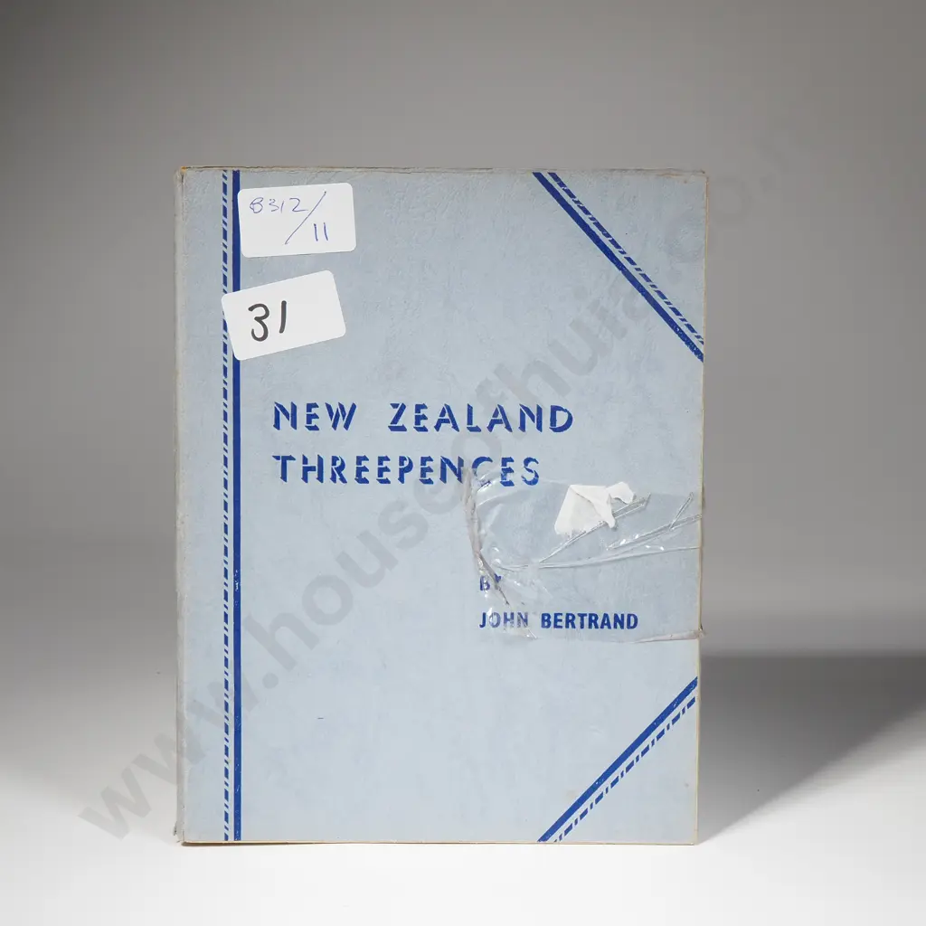 Bertrand New Zealand Threepence Album - Mostly Full but no 1935 Image 1++