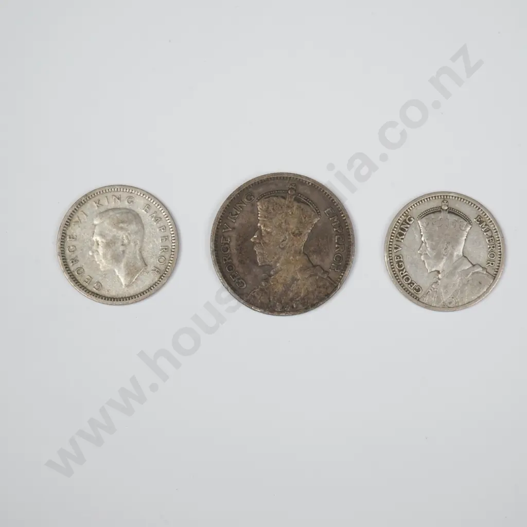 Three New Zealand 50% Silver Coins Image 1++