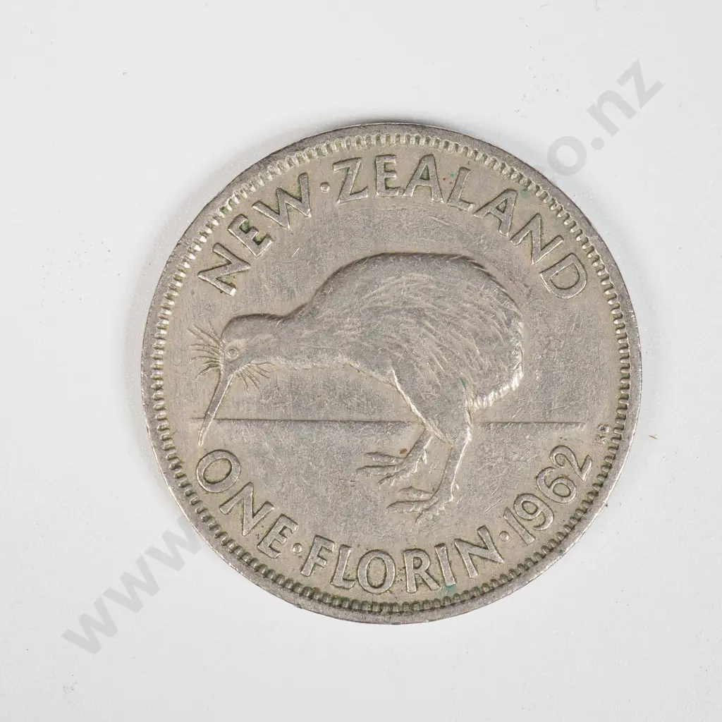 Assorted post 1947 New Zealand Florins  Image 1++