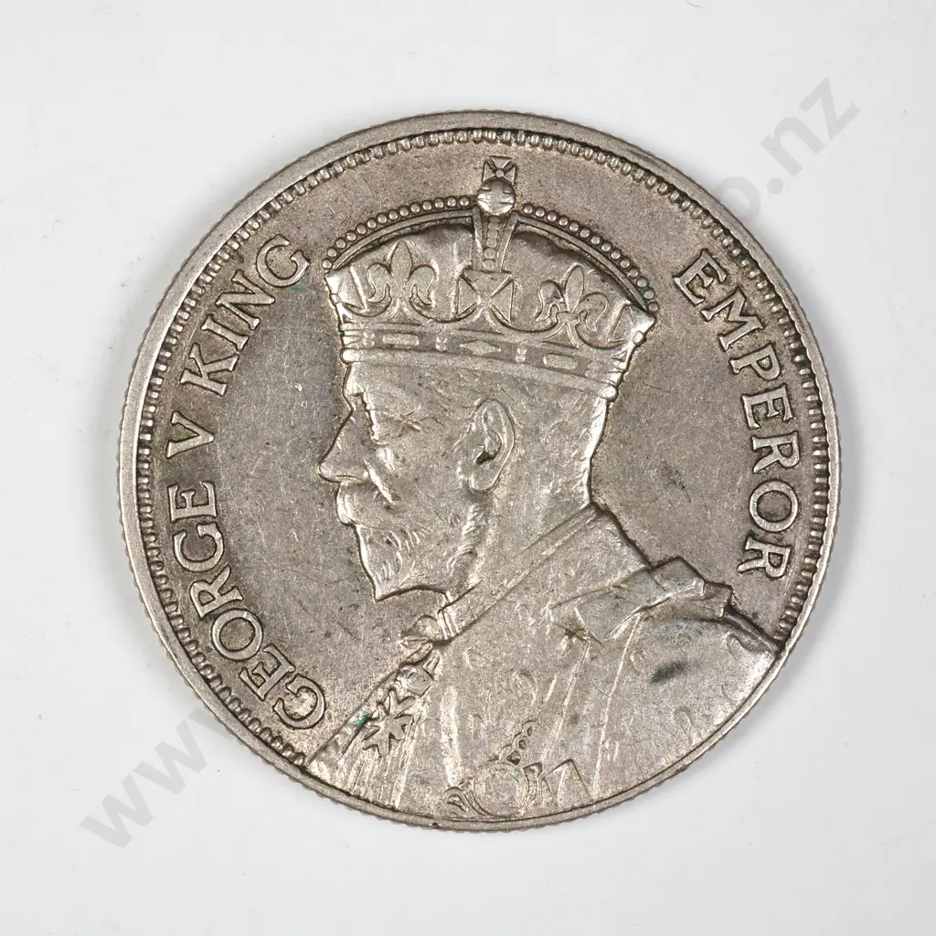 1934 New Zealand Florin - Better Grade Image 1++