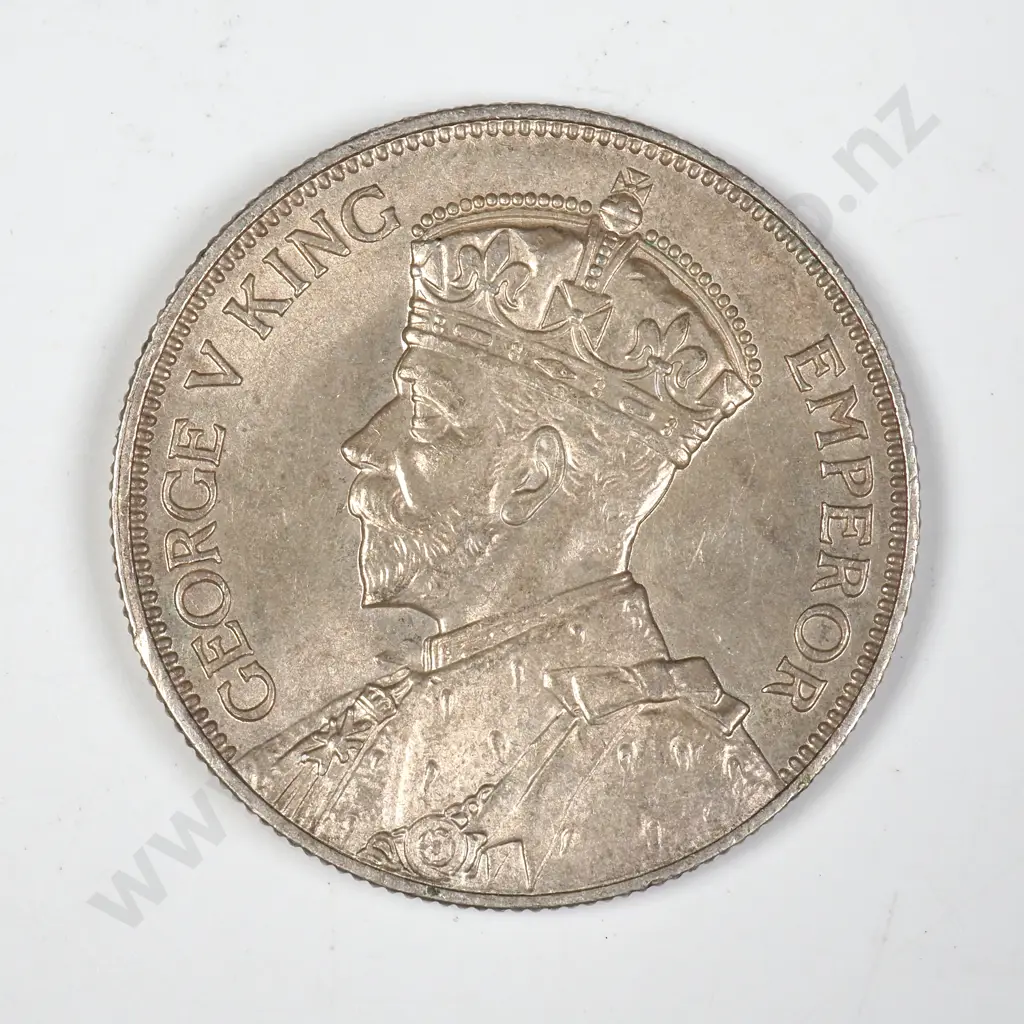 1934 New Zealand Florin Image 1++