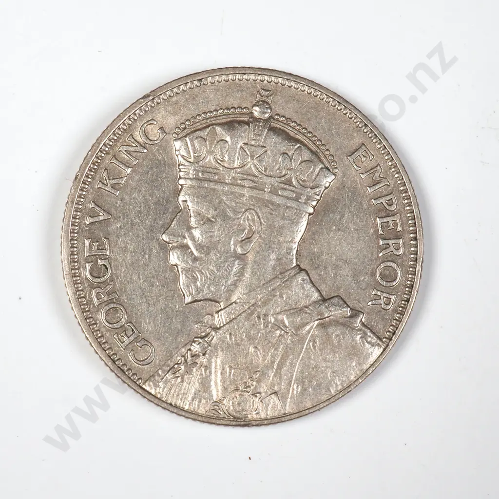 1935 New Zealand Florin - Better Grade Image 1++