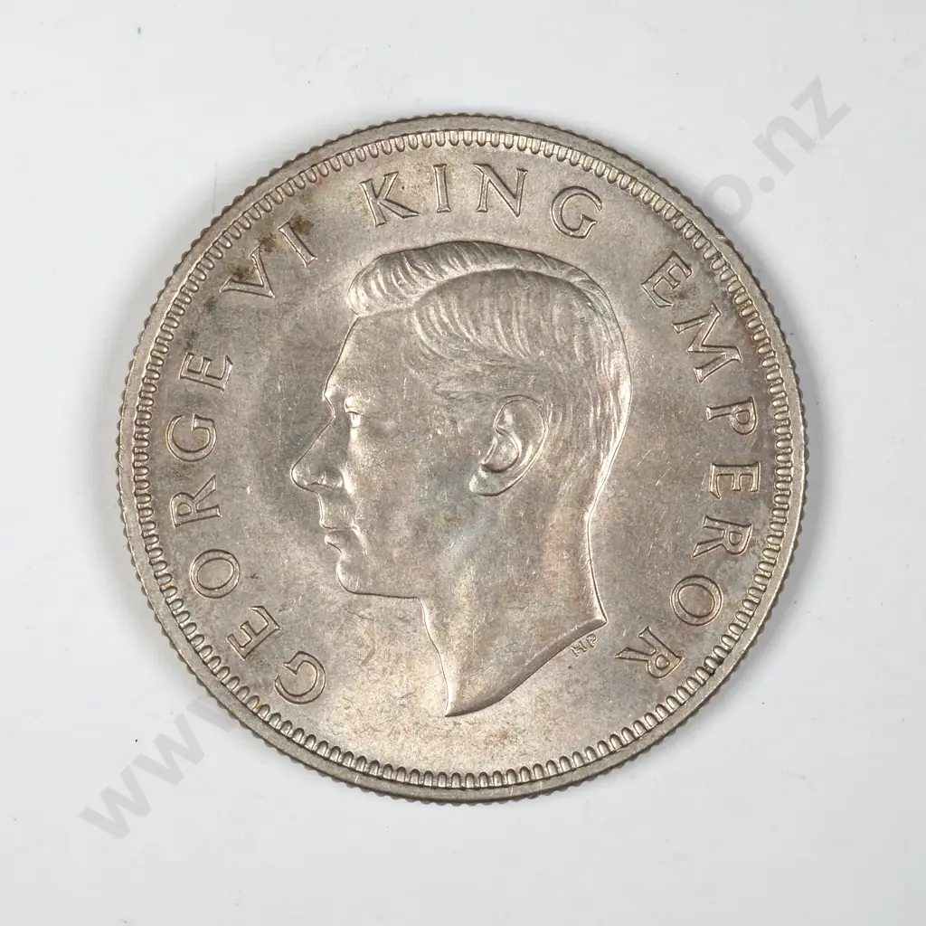 1937 New Zealand Florin - Better Grade Image 1++